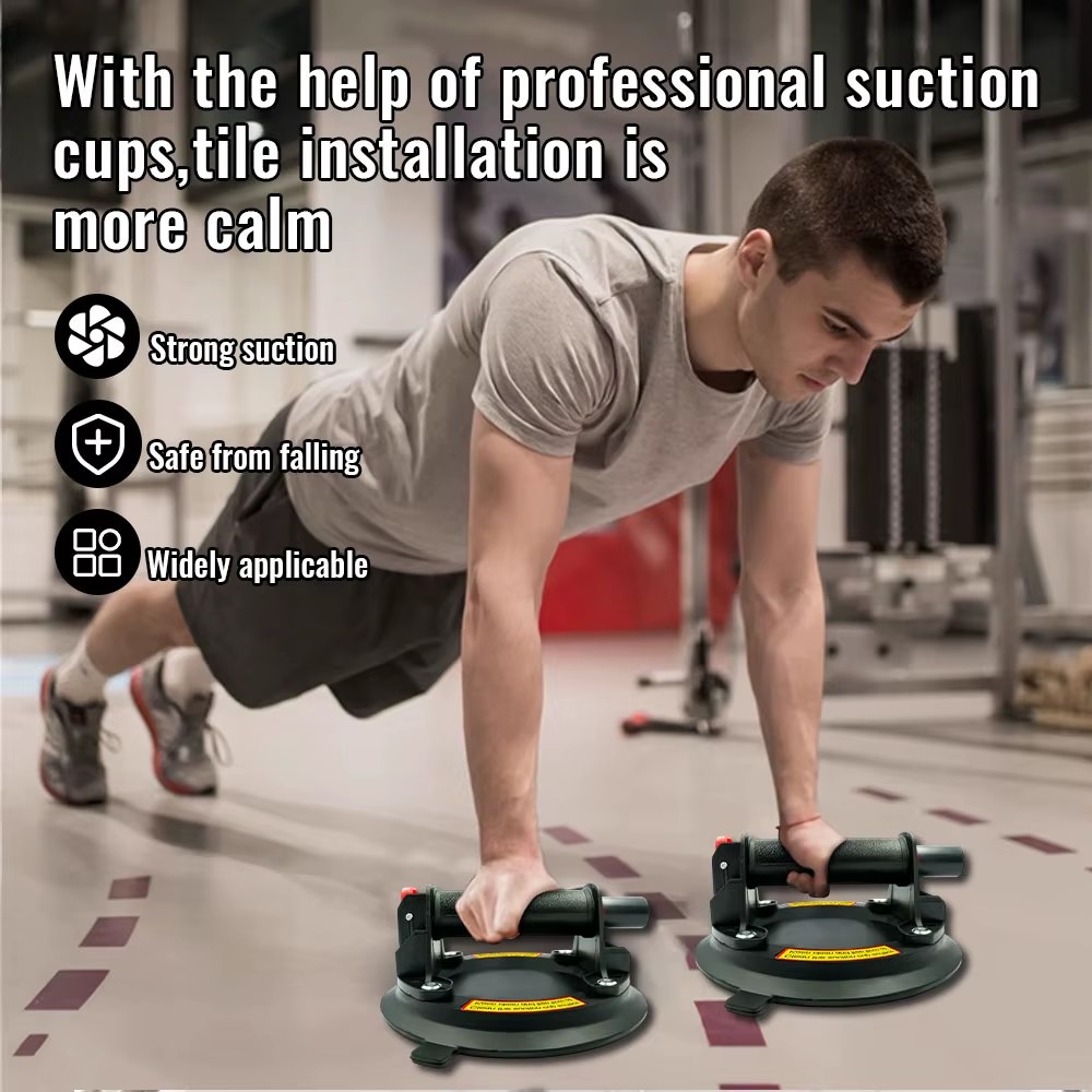 8 Inch Manual Vacuum Lifter, 20 cm, 220 kg, Manual suction lifter, round cup, 8 in (203 mm), 220 kg by OEM (China direct)