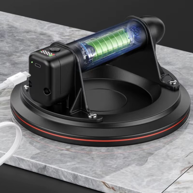 Industrial Electric Vacuum Sucker, 8 Inch, 200 kg, Handheld electric vacuum lifter, round cup, 8 in (203 mm), 200 kg by OEM (China direct)