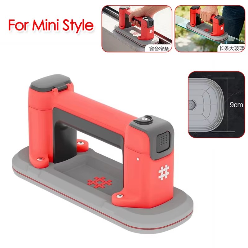 Mini Electric Sucker, 24x9cm Pad, 120 kg, Mini electric vacuum lifter, rectangular cup, 240 × 90 mm pad, 120 kg by OEM (China direct)