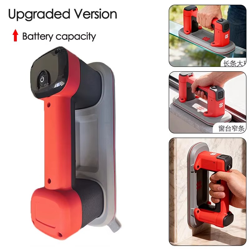 Mini Electric Vacuum Lifter Gripster, 24 x 9 cm Pad, 200 kg, Mini electric vacuum lifter, rectangular cup, 240 × 90 mm pad, 200 kg by OEM (China direct)