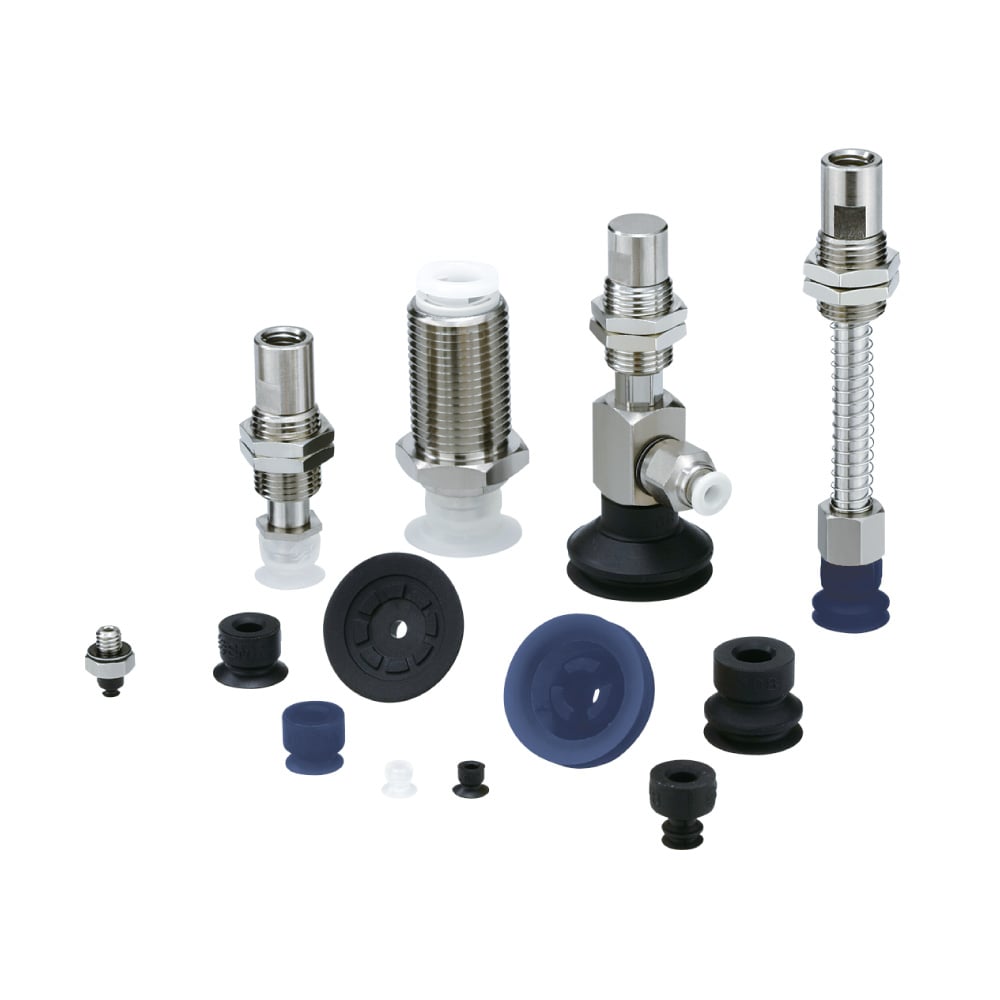 ZP3, Compact, flat/flat-groove/bellows by SMC
