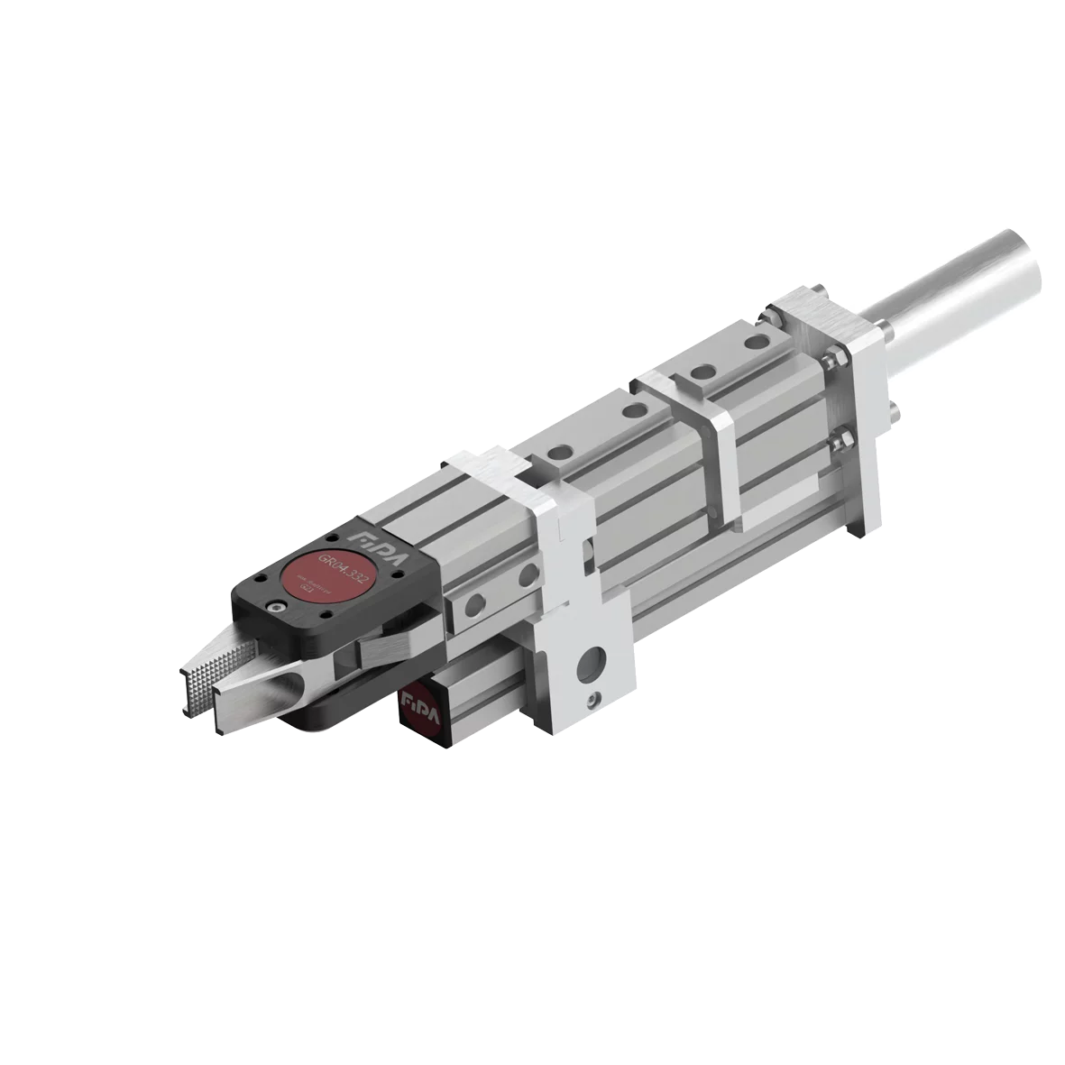 Series 332 power gripper, double stroke, 20/50 mm standard, without sensor, series 332 power gripper with stroke double acting by FIPA