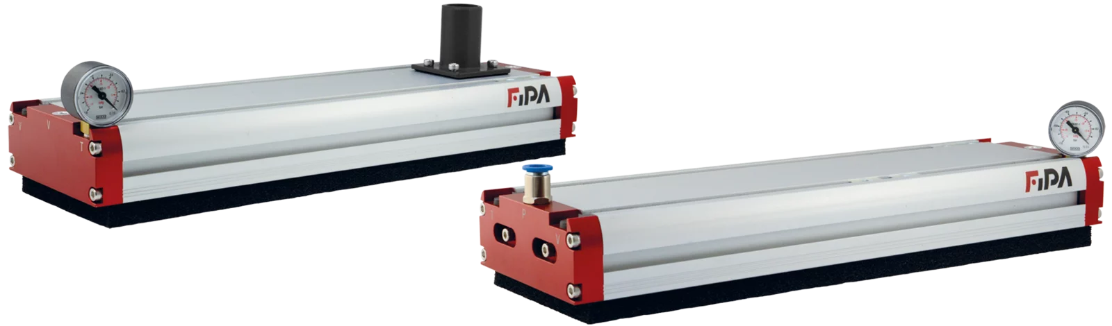 Area gripper FSG 1265 mm, internal ejectors, flow reduction 1,0 mm, sealing foam bk 20 mm, area gripper fsg 130 with sealing foam bk 20 mm by FIPA