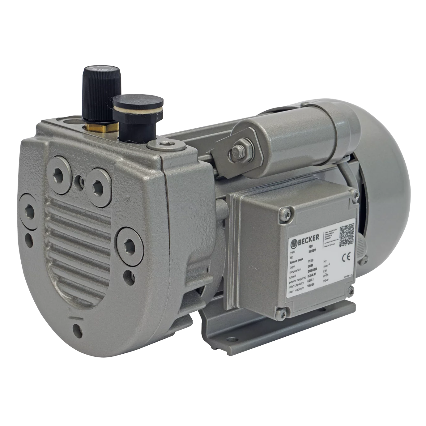 Rotary vane pump dry-running, 8 m³/h, 1-phase, ecker VT 4.8, rotary vane pump dry running 8 m h becker vt 4 8 by FIPA