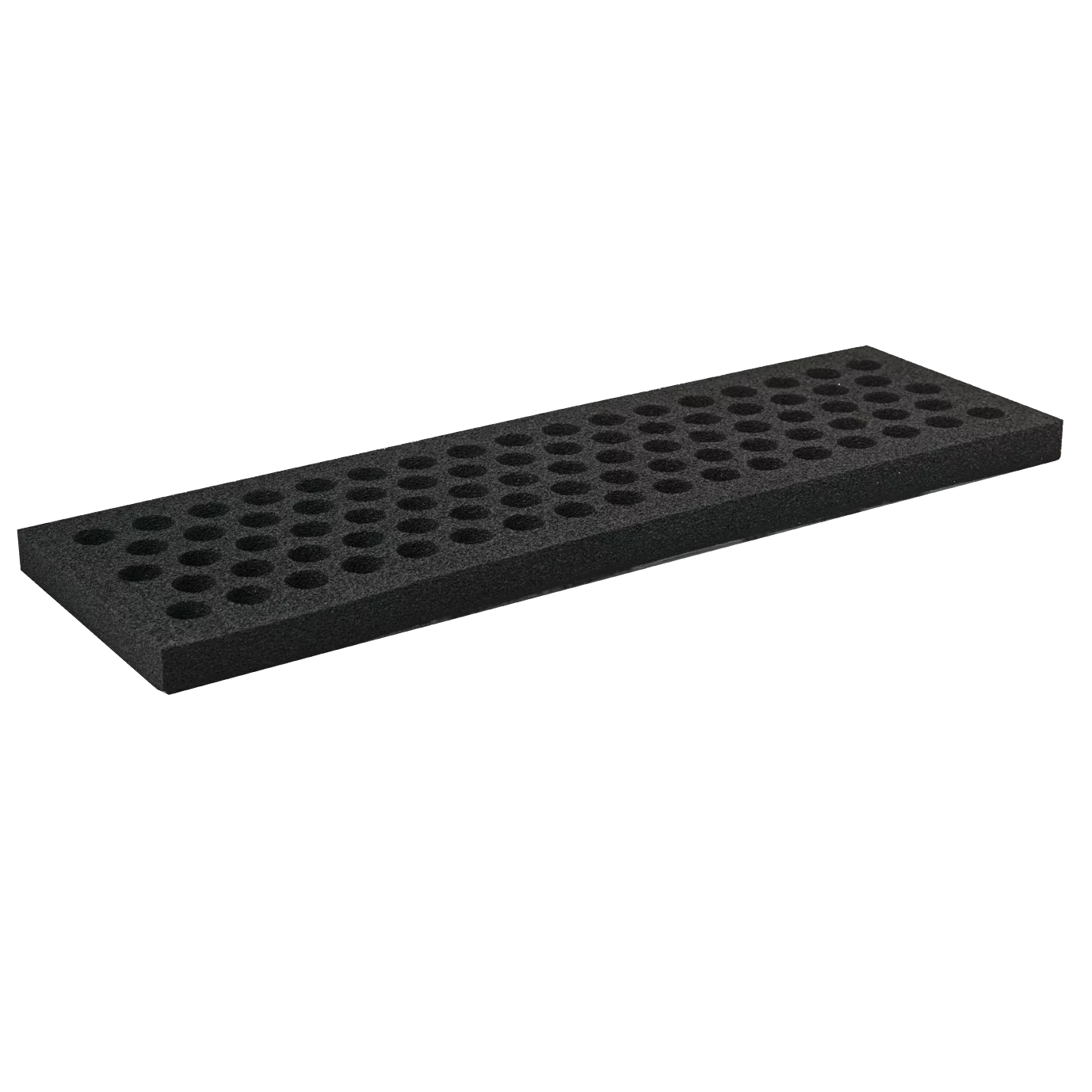 Foam f. area gripper FSG, size 434 mm x 130 mm, height 20 mm, EPDM, black, replacement foam for area gripper fsg by FIPA