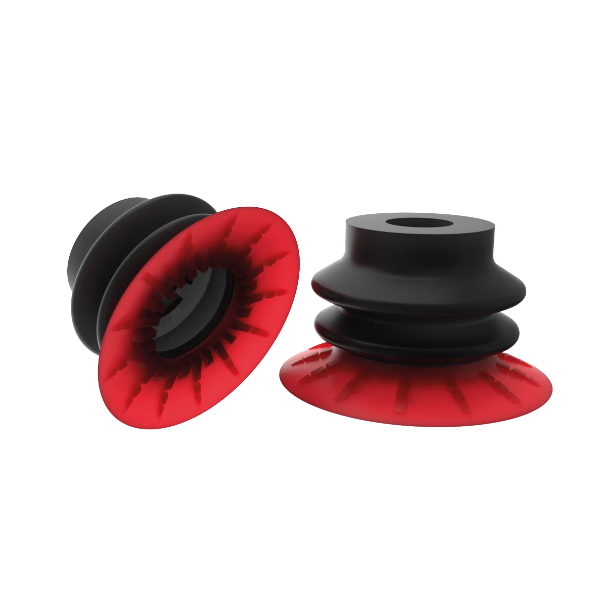 Bellows vacuum cup Ø 52 mm (2.5 bellows) Varioflex® 30°/60°, bellows vacuum cup sv bgx2 bag gripping varioflex 52 mm 2 5 bellows by FIPA