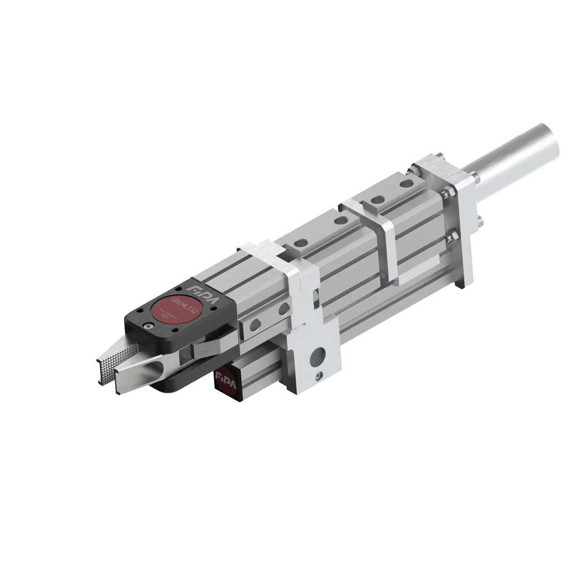 Series 332 power gripper, double stroke, 20/10 mm, standard, without sensor, series 332 power gripper with stroke double acting by FIPA