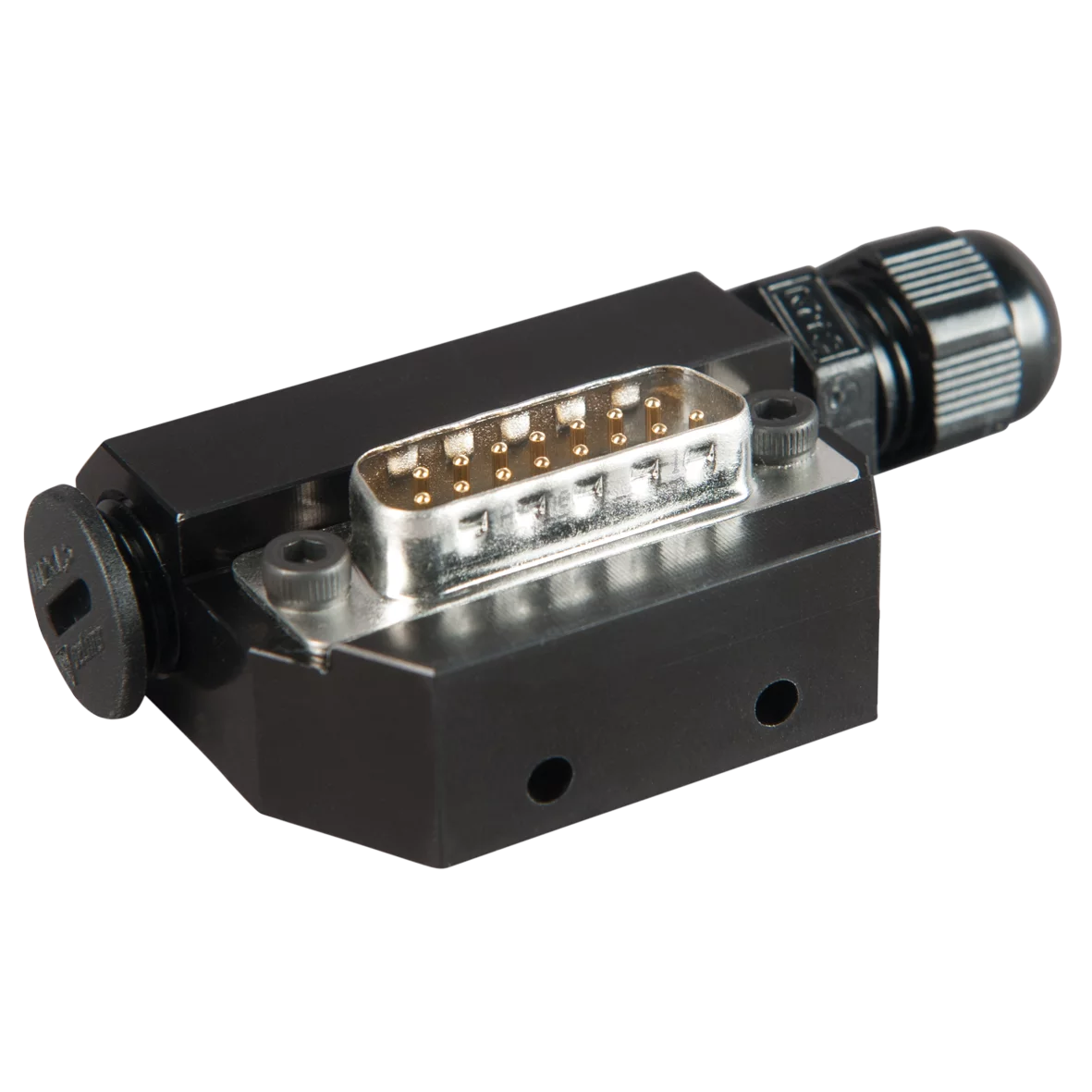 Electronic plug-in connector for SR90-B. SR150-B, incl. SUB-D plug, 15 PIN, male (gripper), electric plug connectors for sr50 sr90 and sr150 by FIPA