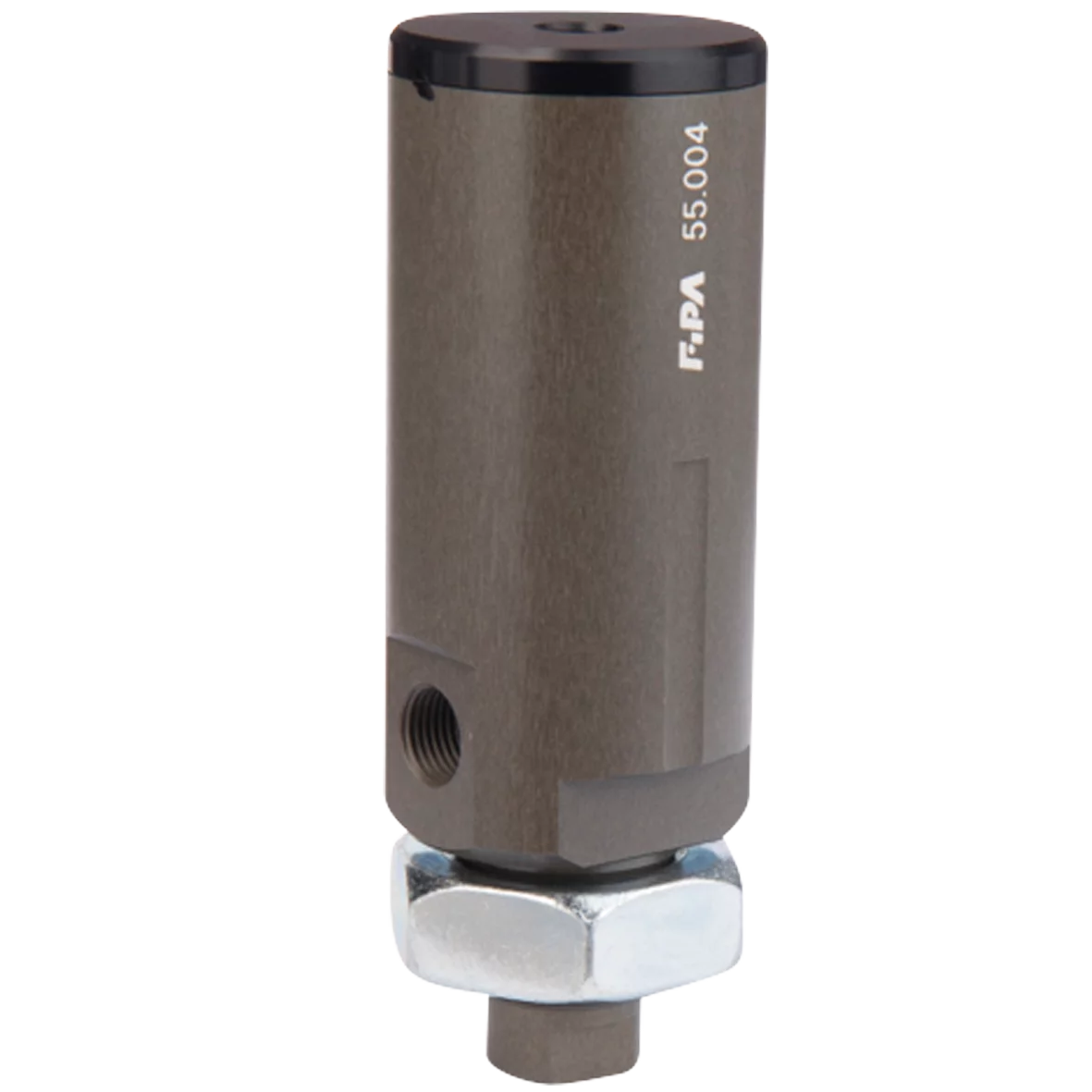Vacuum lifting cylinder, vacuum-operated, stroke: 40 mm, anti-rotation (hart-coat), lifting cylinders vacuum operated by FIPA